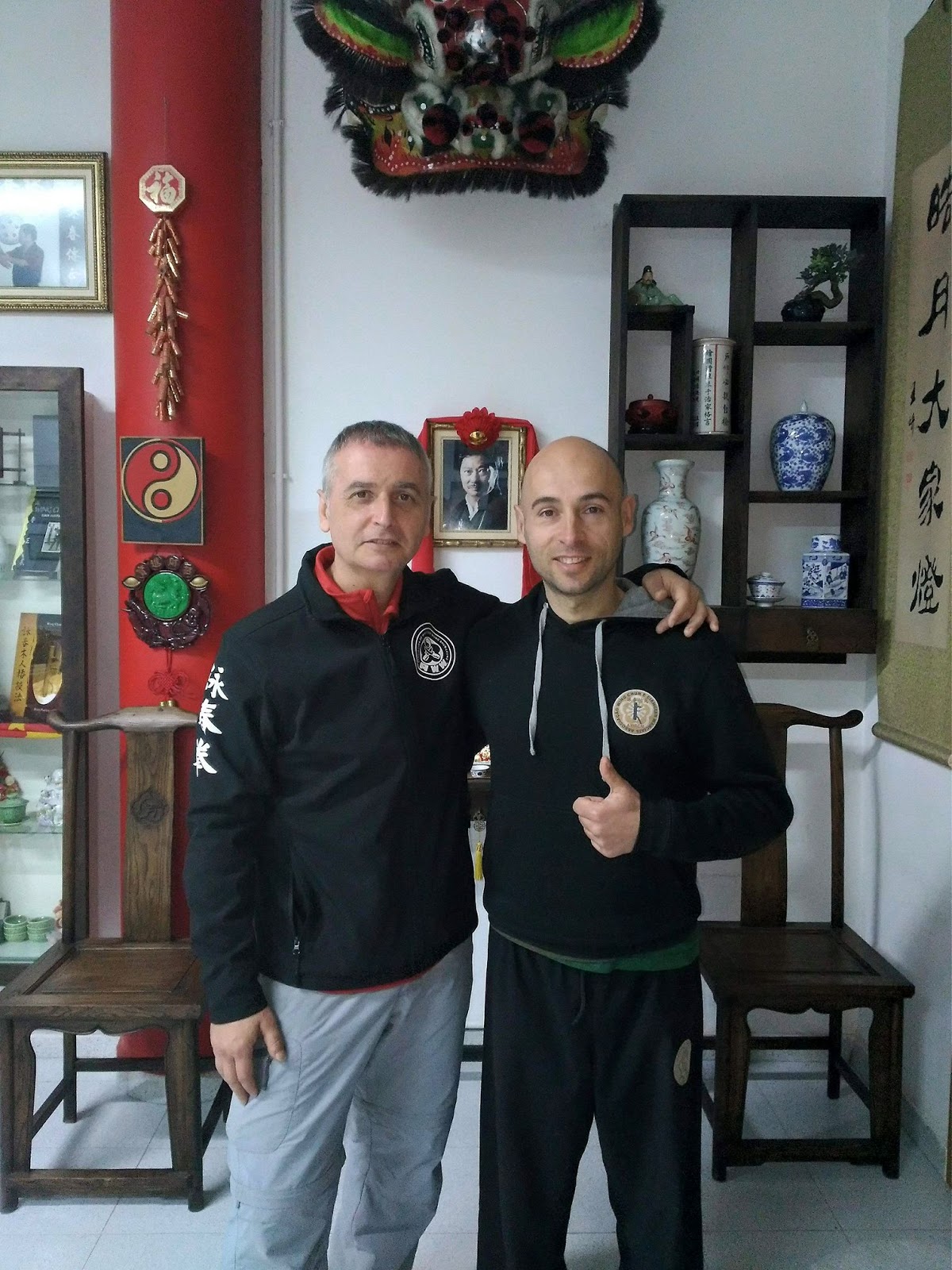 Com o Sifu Santi Pascual em Barcelona