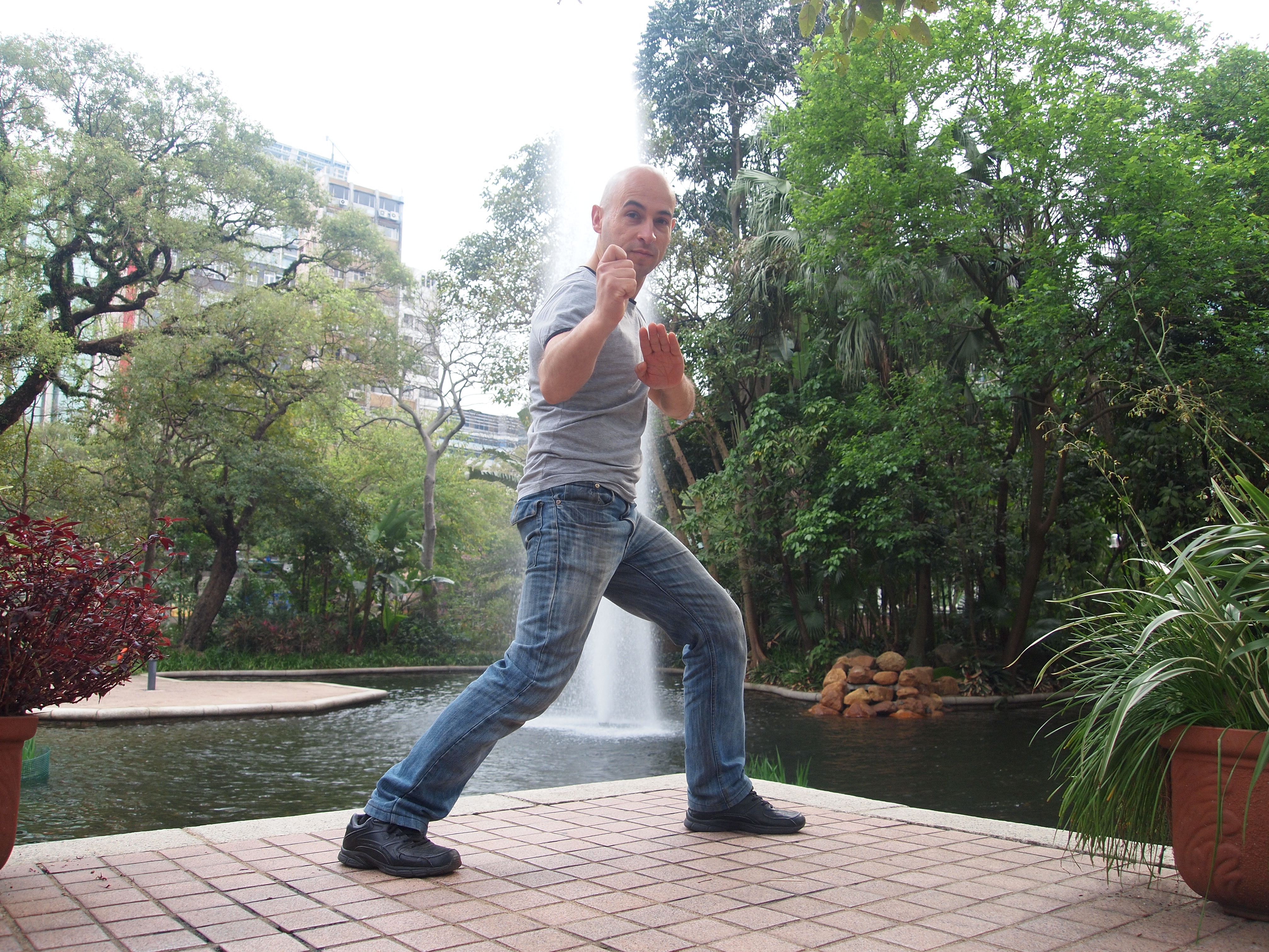 Sifu Lio Monk, instrutor principal da escola Wing Chun Porto